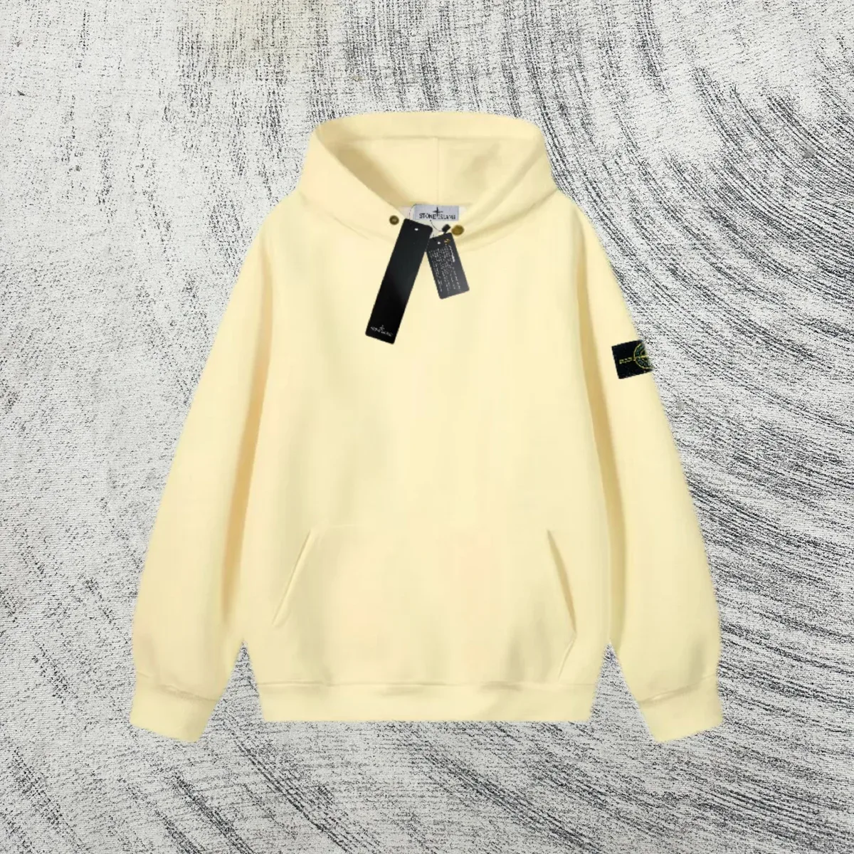 Stone Island 68-15 Yellow Hoodie