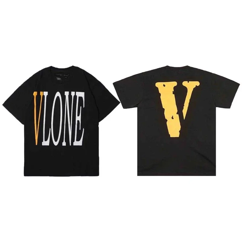 VLONE Black 'V' Logo T-Shirt