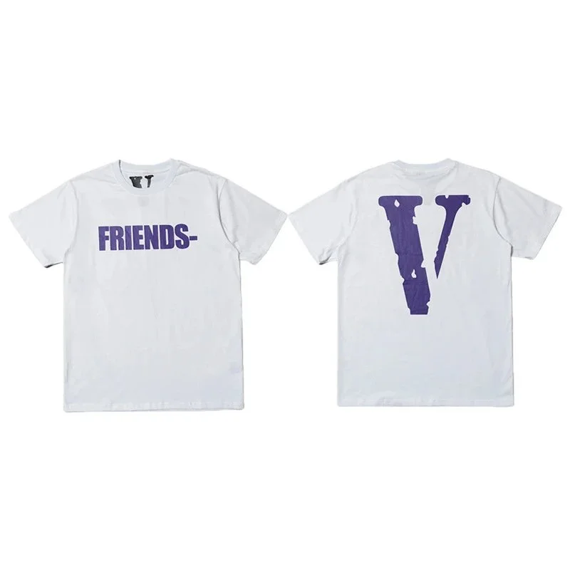 VLONE Friends V White T-Shirt