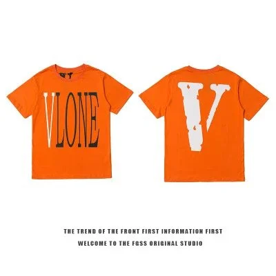 VLONE Orange V Logo T-Shirt