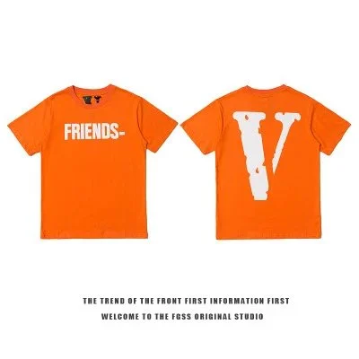 Orange Friends- V Logo T-Shirt