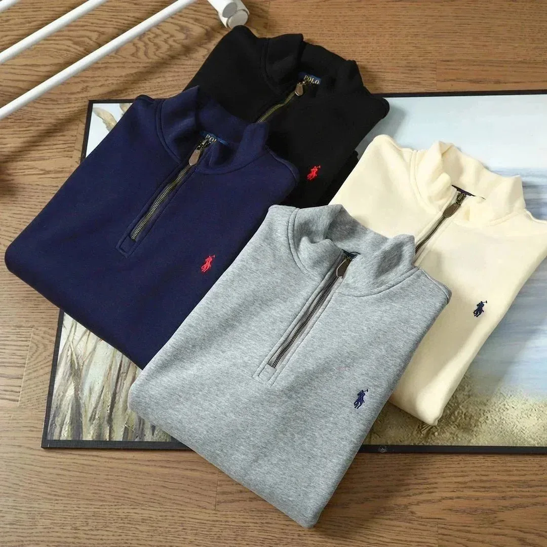 Polo Ralph Lauren Classic Logo Half-Zip Sweater ALBB-04 Blue