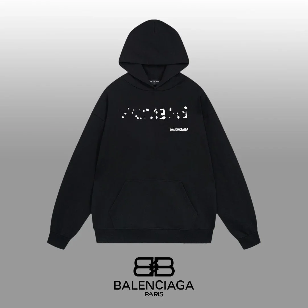 Balenciaga Hoodie '05 Black Cotton Sweatshirt