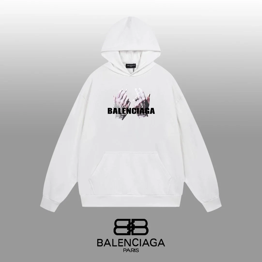 Balenciaga White Hands Graphic Hoodie