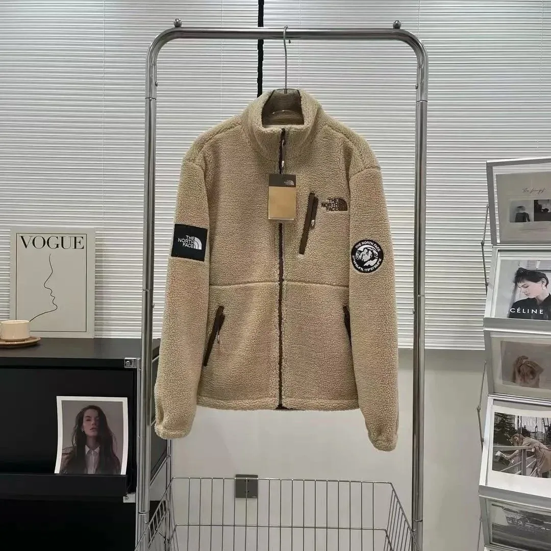 The North Face Nuptse Beige Fleece Jacket