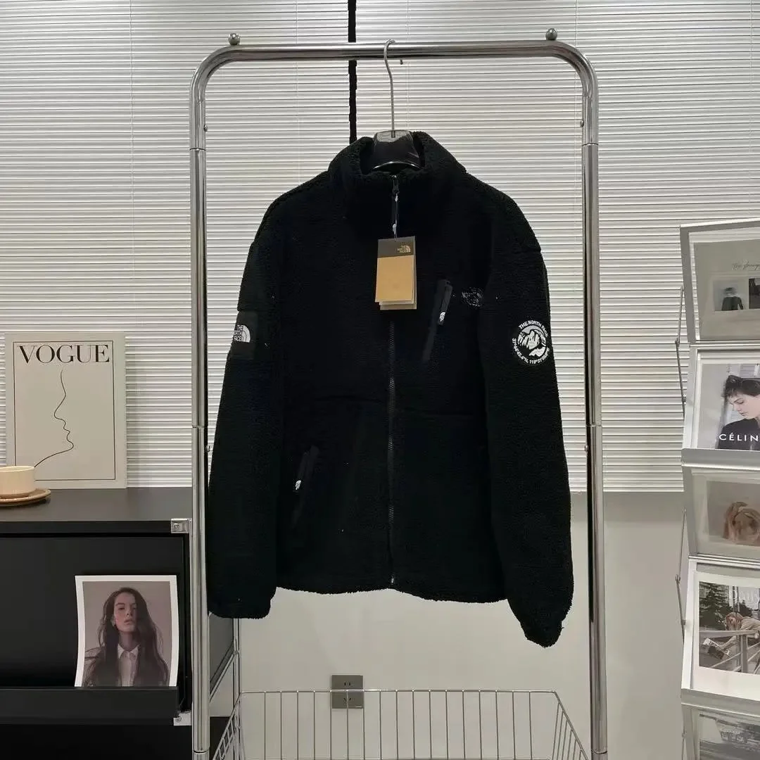 The North Face Expedition Swirl Black Fleece Jacket