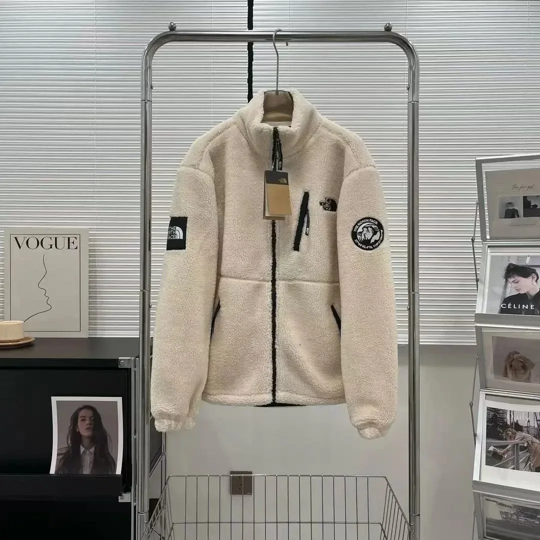 The North Face Nuptse White Fleece Jacket