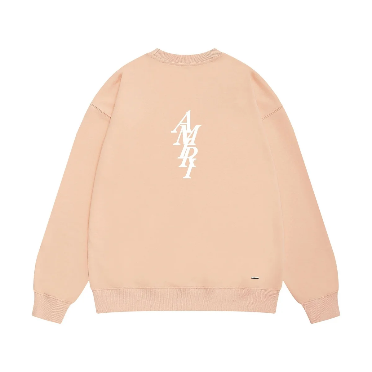 Amiri Peach AMRI Logo Crewneck Sweatshirt