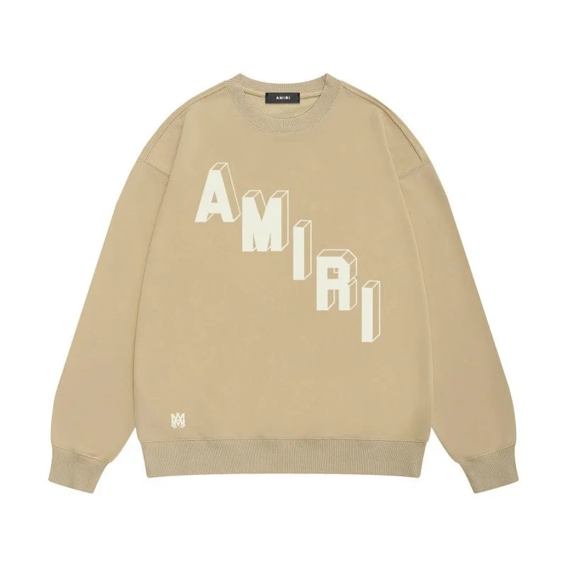 Amiri Beige AMIRI Logo Crewneck Sweatshirt