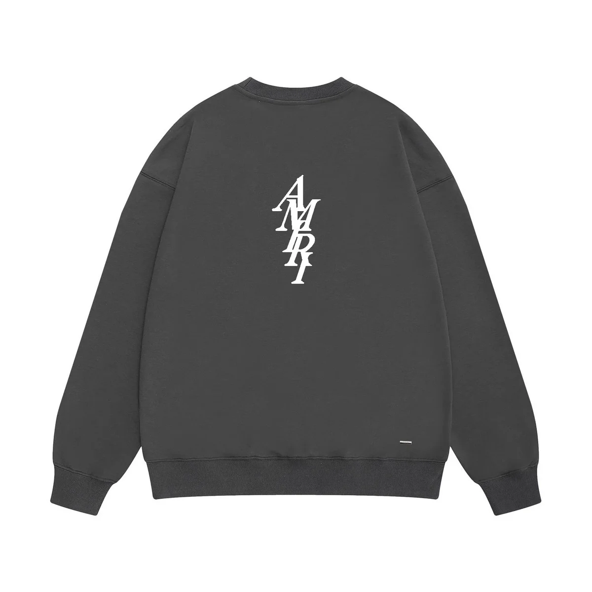 Amiri AMRI Logo Crewneck Sweatshirt Dark Grey