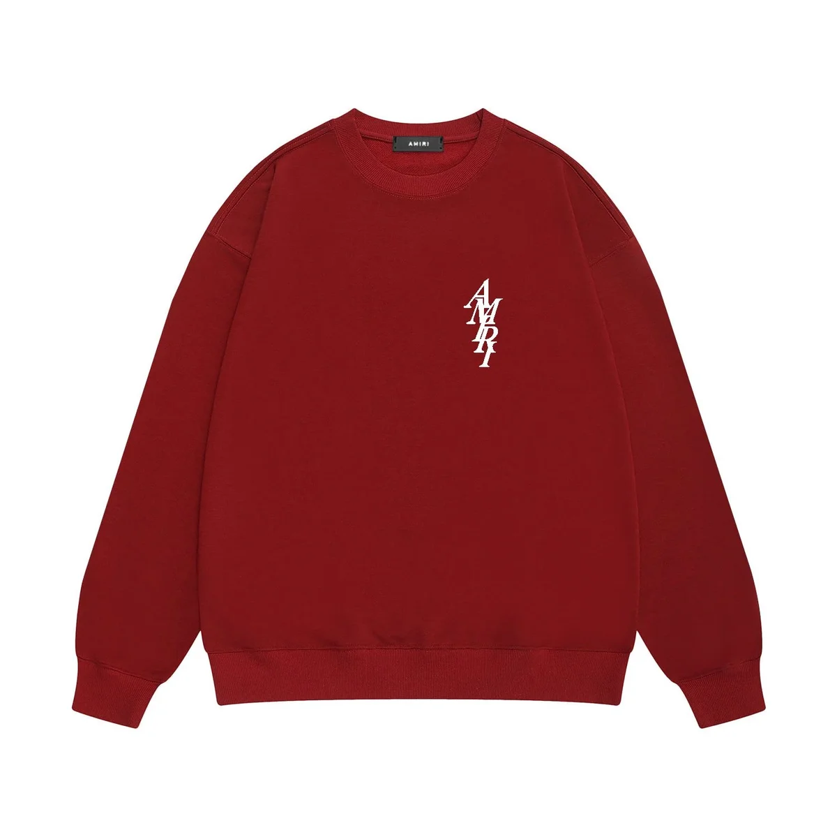 Amiri Amiri Wine Red AMRI Logo Sweatshirt Red - 1