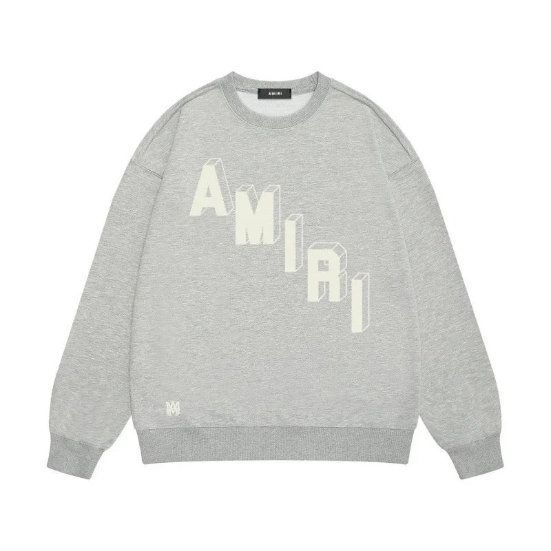 Amiri Grey AMIRI Logo Oversized Sweatshirt