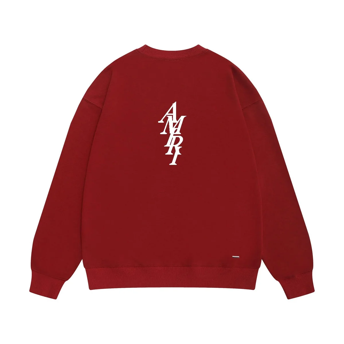 Amiri Red AMRI Logo Crewneck Sweatshirt
