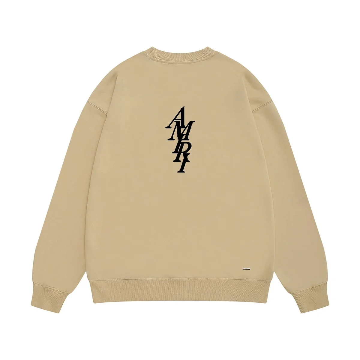 Amiri Amiri Beige AMRI Logo Crewneck Sweatshirt Beige - 1