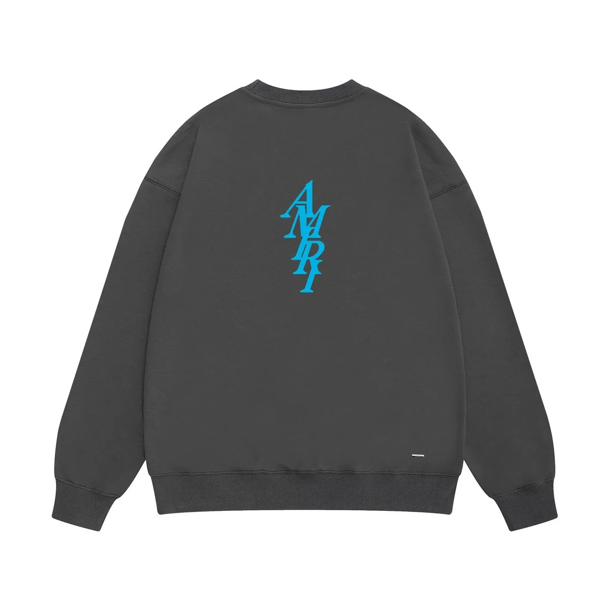 Amiri AMRI Logo Crewneck Sweatshirt Dark Grey