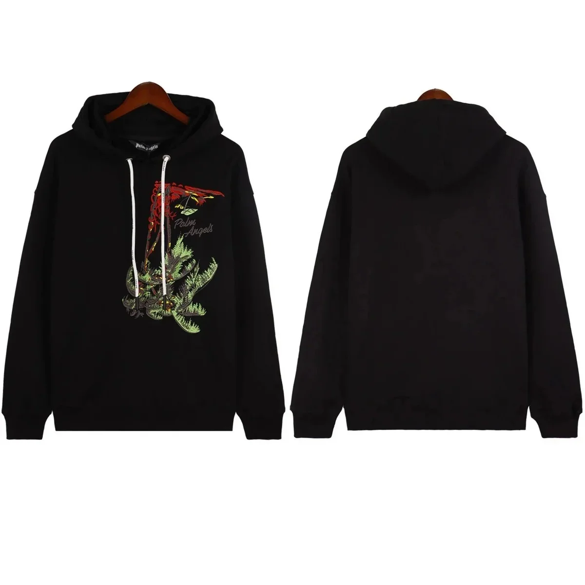 Palm Angels Bear Hoodie Black