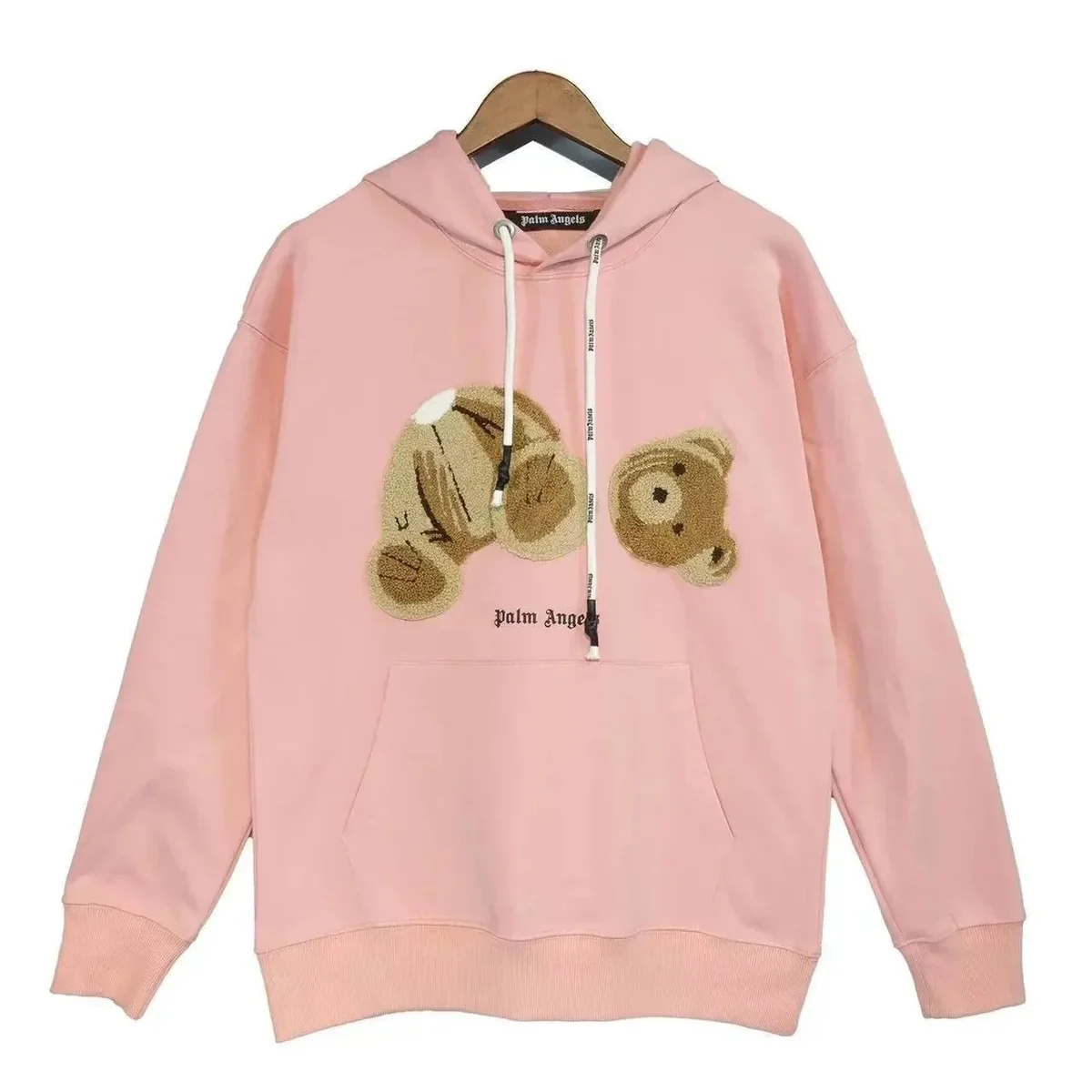Palm Angels Bear Pink Hoodie