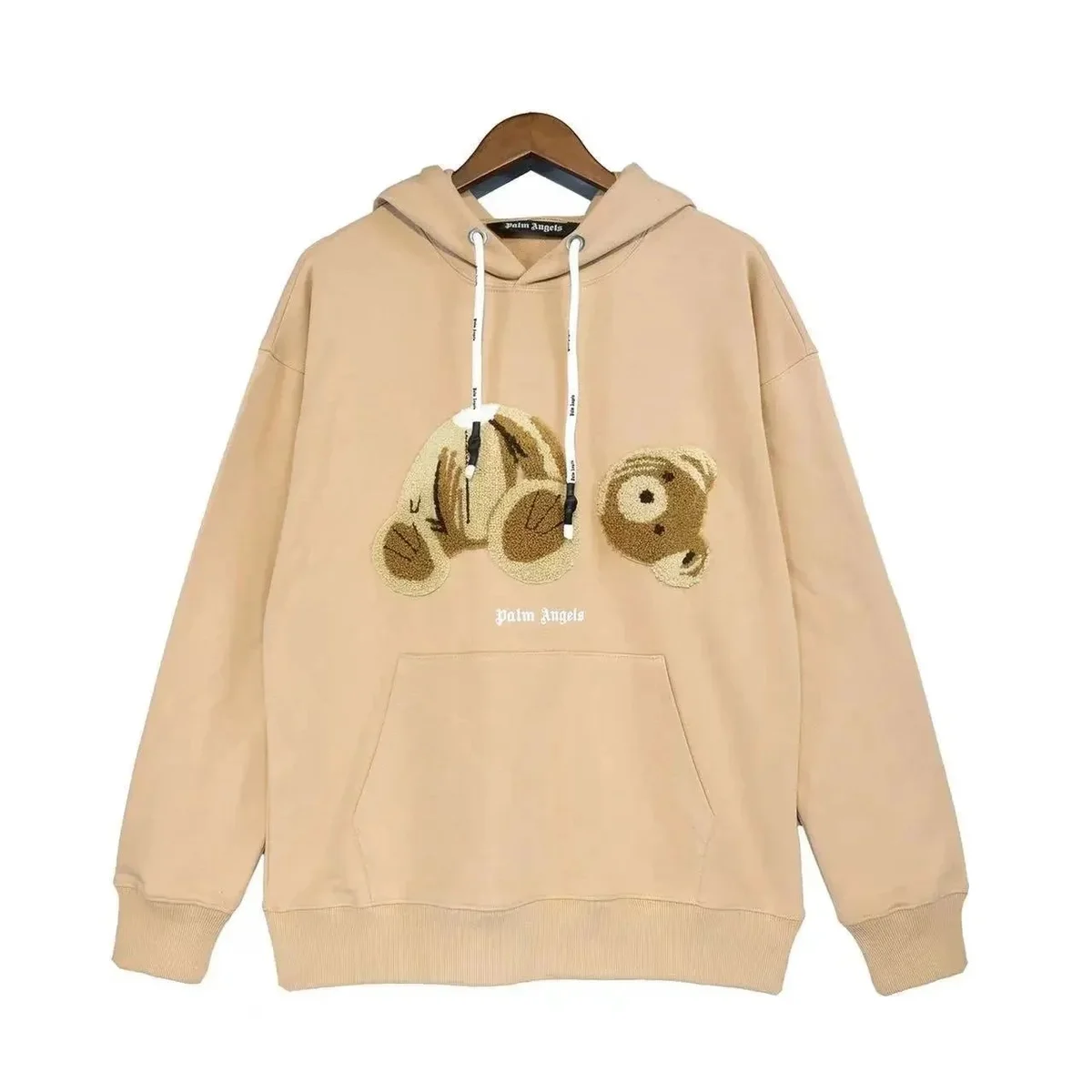 Palm Angels Bear Khaki Hoodie