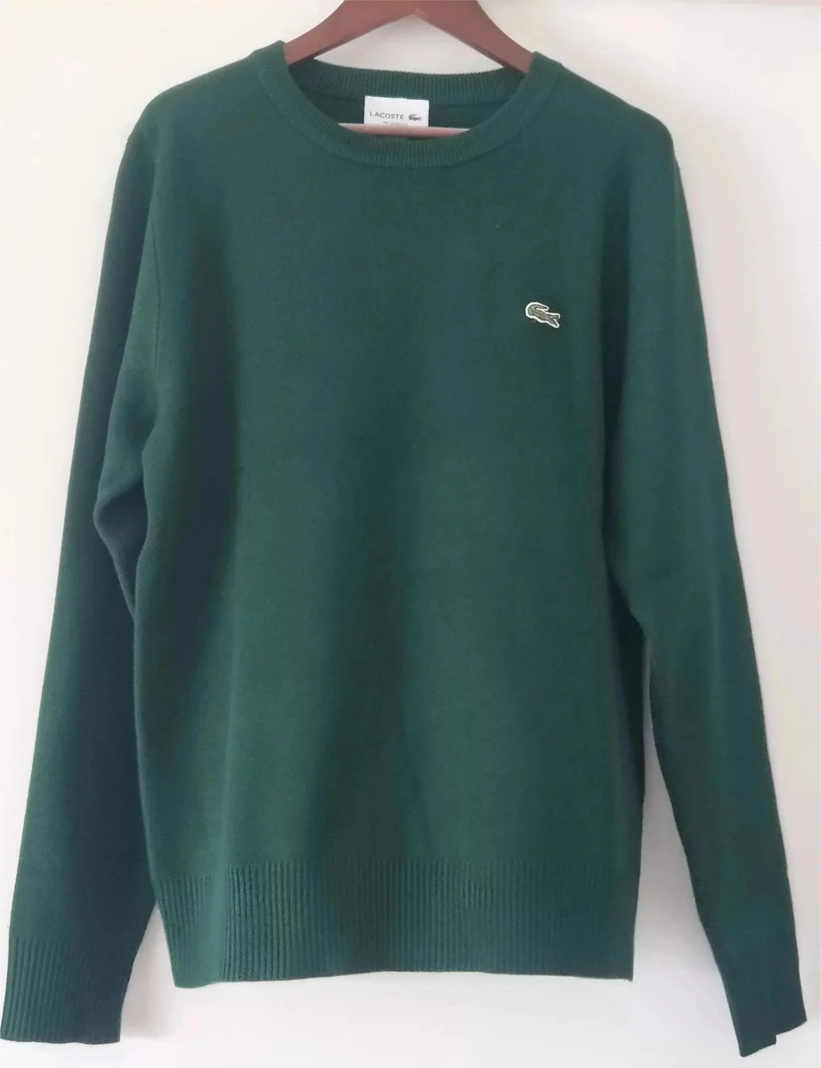 Lacoste Dark Green Crocodile Logo Sweater