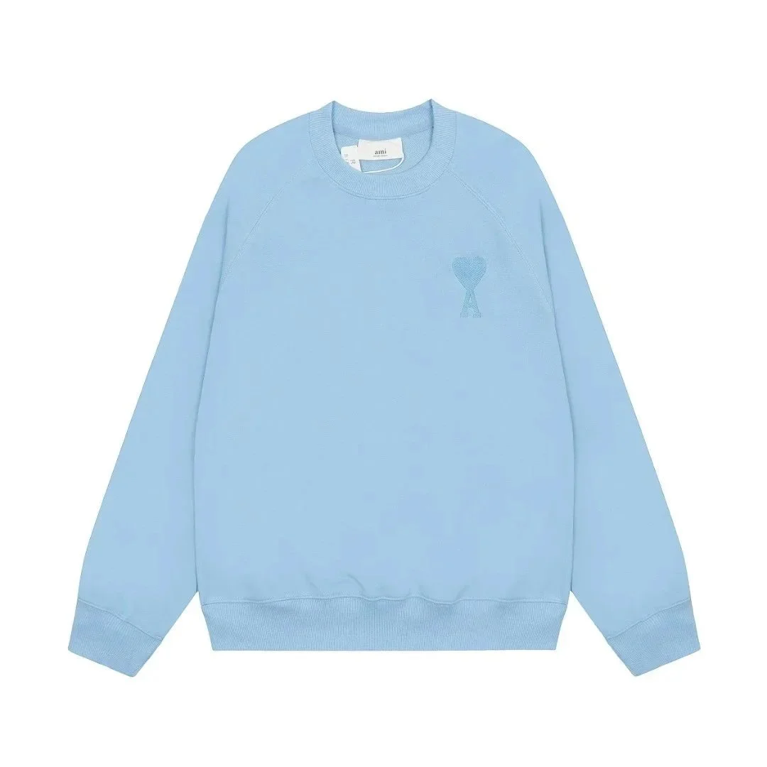 Ami Ami Heart Light Blue Crewneck Sweatshirt