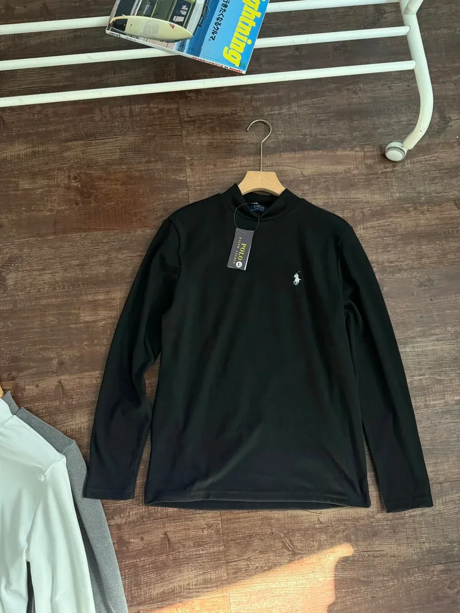 Polo Ralph Lauren Classic Logo Black Long Sleeve T-Shirt
