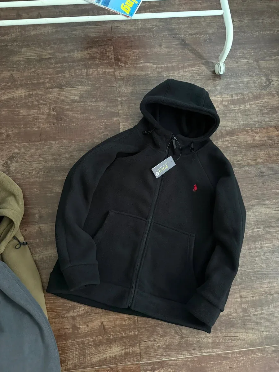 Polo Ralph Lauren Black Fleece Hoodie