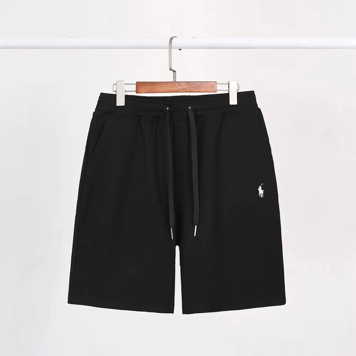 Polo Ralph Lauren Black Pony Embroidered Shorts