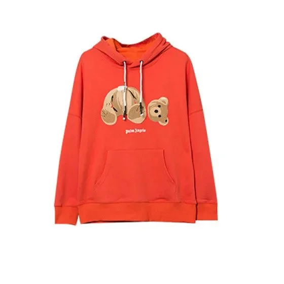 Palm Angels Bear Orange Hoodie