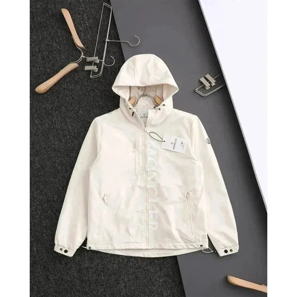 Moncler Maya White Hooded Jacket