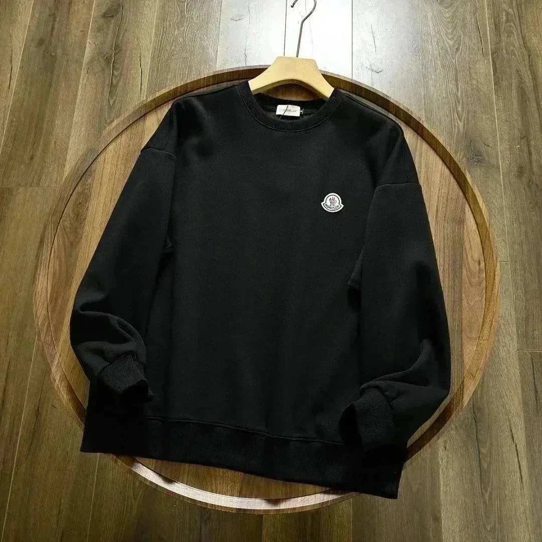 Moncler Black Logo Crewneck Sweatshirt