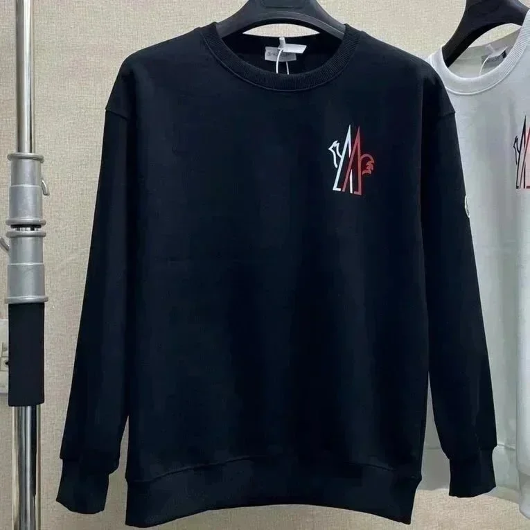 Moncler Black Logo Crewneck Sweatshirt