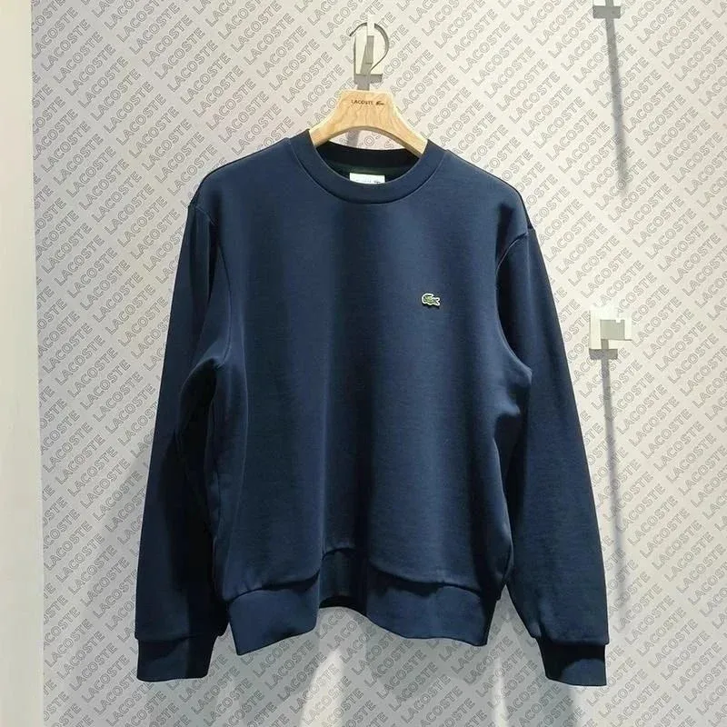Lacoste Navy加绒 Crewneck Sweatshirt