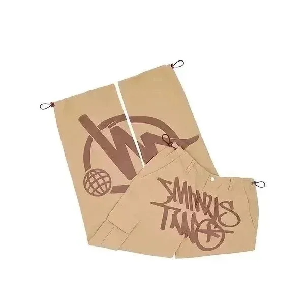 Beige Minus Two Shorts Streetwear