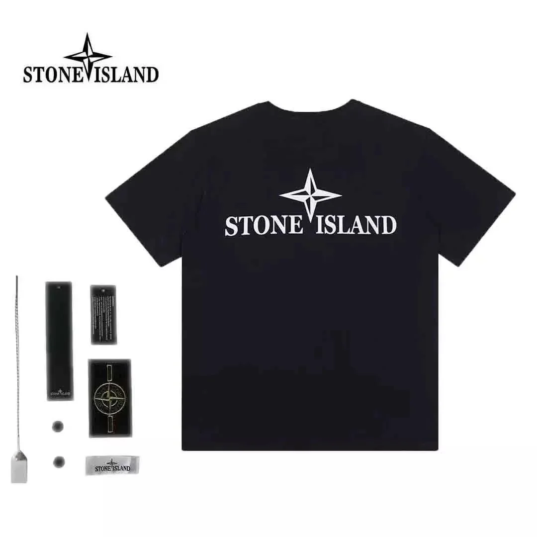 Stone Island Black Logo T-Shirt