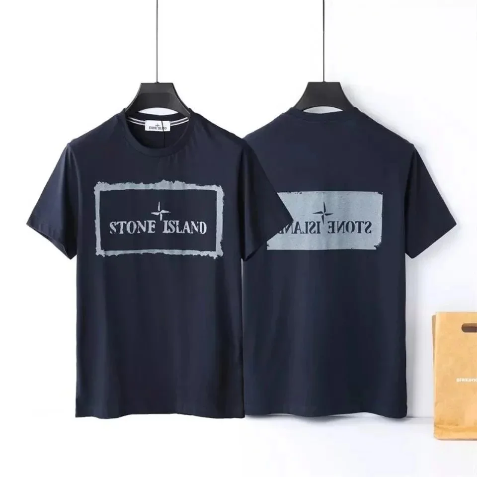 Stone Island Navy Solid T-Shirt