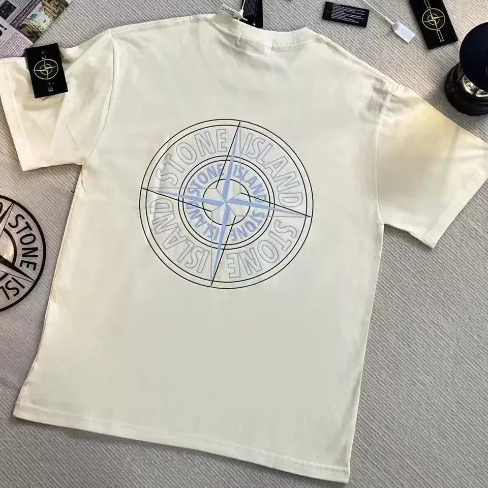 Stone Island 68-15 Compass Star T-Shirt Cream