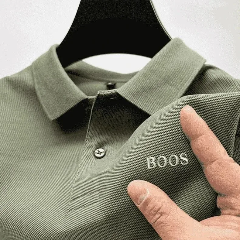 BOOS Olive Green Polo Shirt