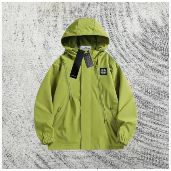 Stone Island Shadow Project Lime Green Hooded Jacket