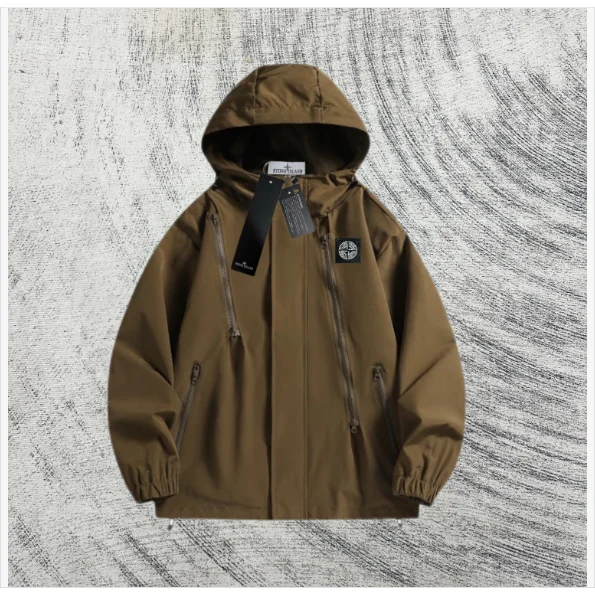 Stone Island 68-15 Olive Hooded Jacket