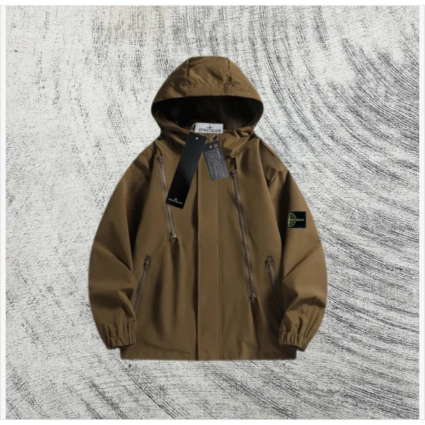 Stone Island Shadow Project Hooded Jacket Olive