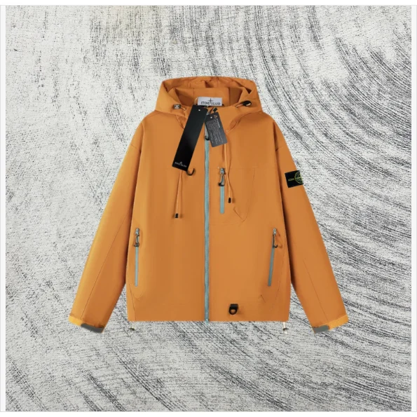 Stone Island Shadow Project Orange Hooded Jacket