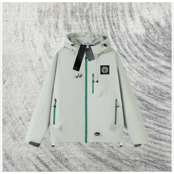 Stone Island 68-15 Light Grey Green Jacket