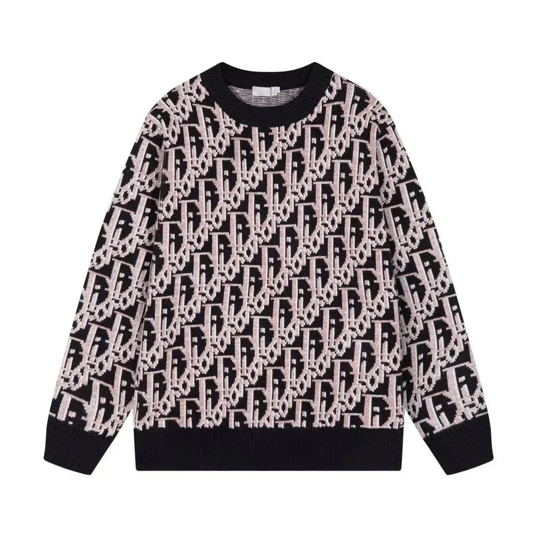 Dior Classic Logo Black & Pink Sweater