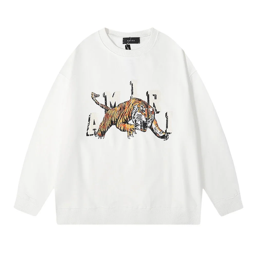 Amiri Tiger Print White T-Shirt