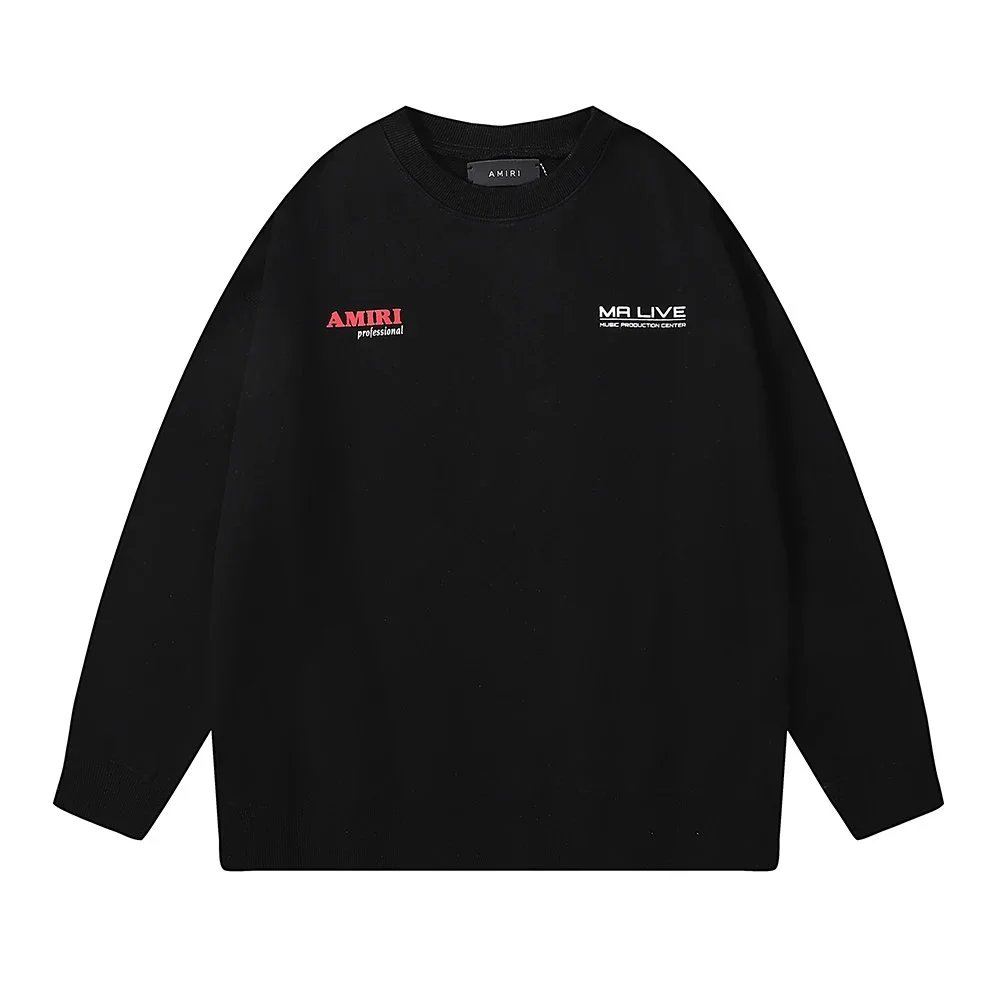 Amiri MR LIVE Black Knit Sweater