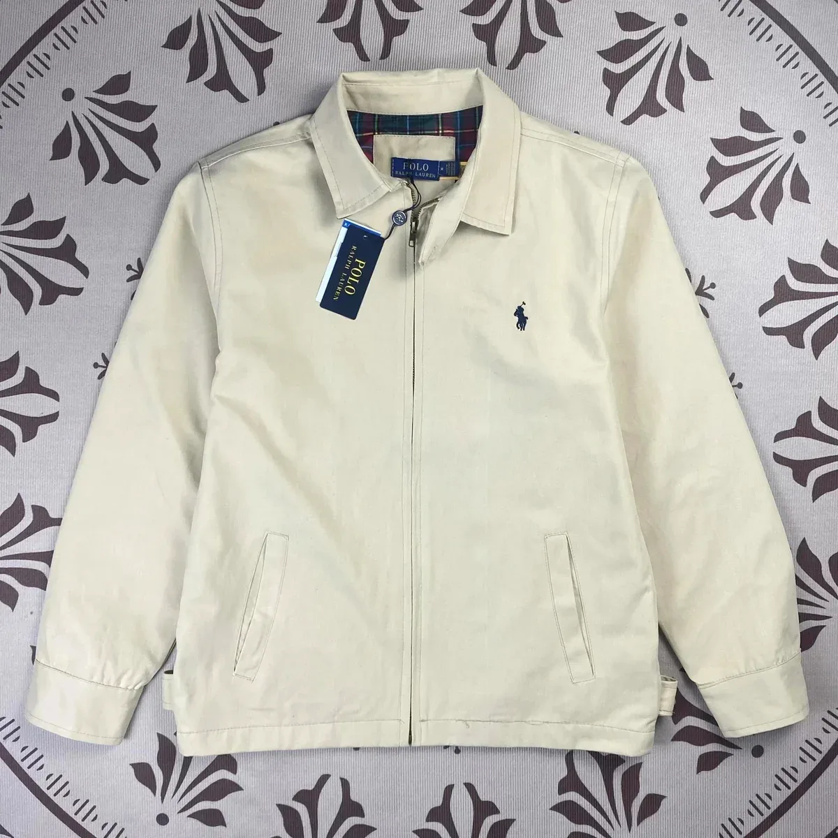 Polo Ralph Lauren Cream Harrington Jacket