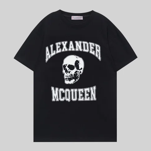 Alexander McQueen Skull Graphic T-Shirt Black