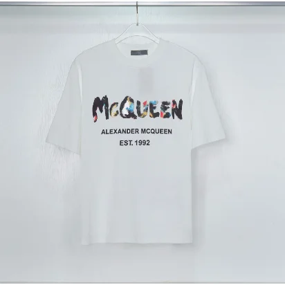 Alexander McQueen MCQUEEN Est. 1992 White T-Shirt