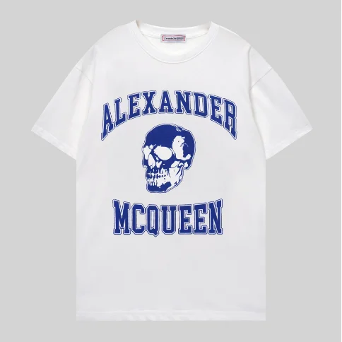Alexander McQueen Skull Print T-Shirt White