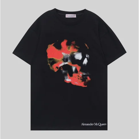 Alexander McQueen Skull Print Black T-Shirt